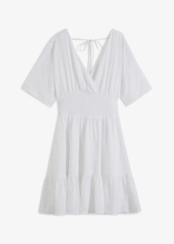 Abito con inserto smock, bonprix