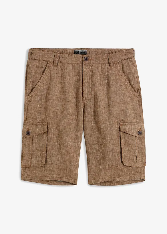 Bermuda cargo in lino, bonprix