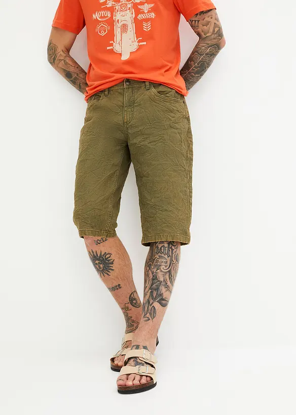Bermuda lunghi elasticizzati, loose fit, bonprix