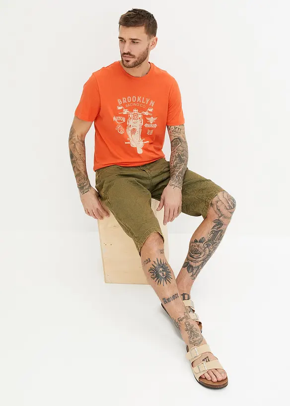Bermuda lunghi elasticizzati, loose fit, bonprix