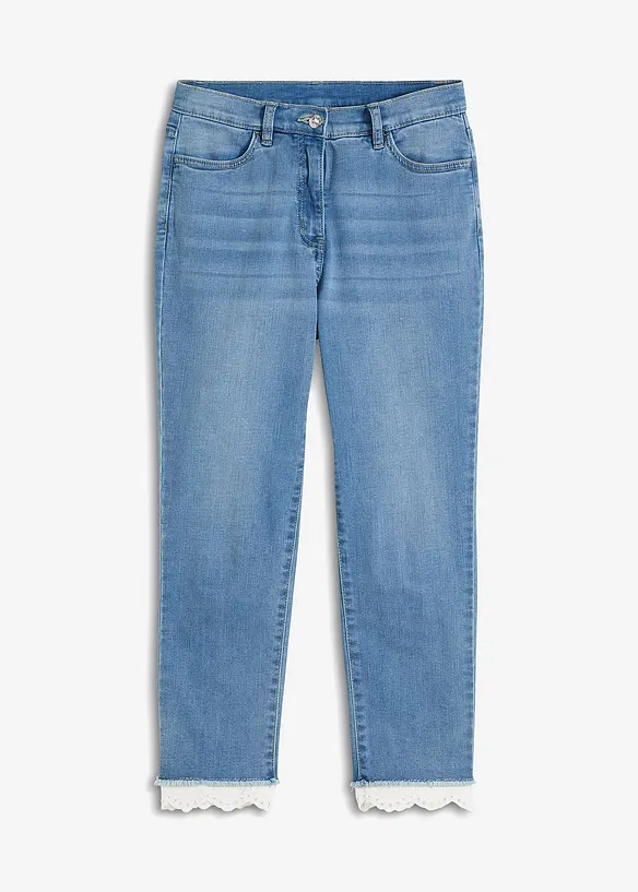 Jeans elasticizzati con passamaneria, bonprix