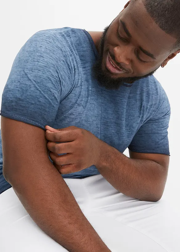 T-shirt in puro cotone biologico con effetto lavato, bonprix