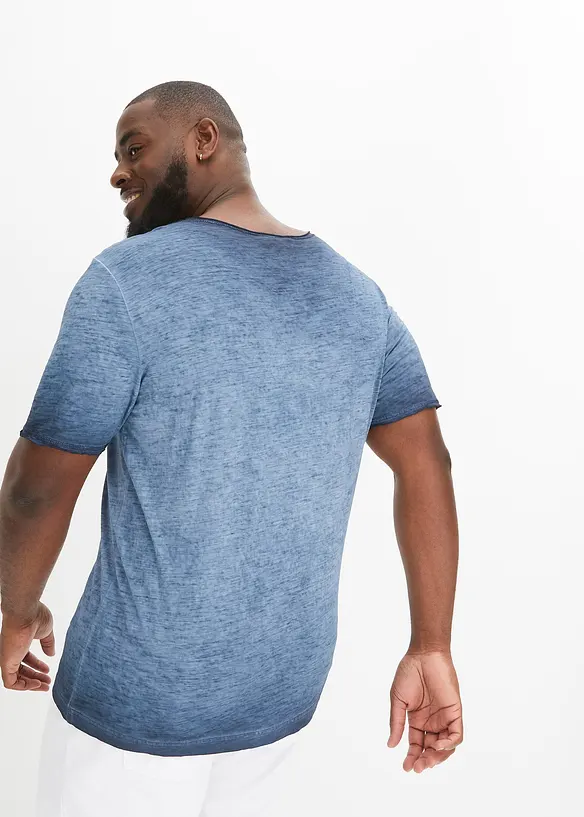 T-shirt in puro cotone biologico con effetto lavato, bonprix