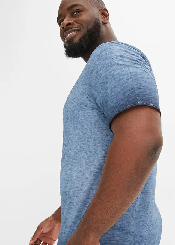 T-shirt in puro cotone biologico con effetto lavato, bonprix