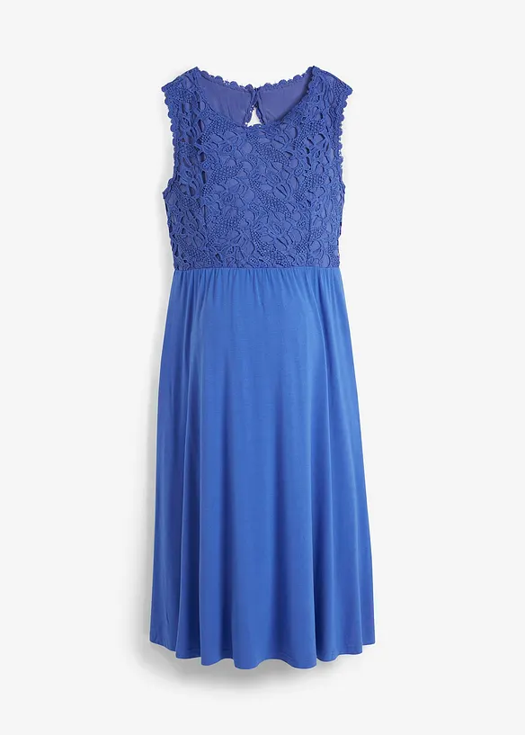 Abito prémaman con pizzo in jersey, bonprix