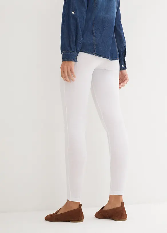 Leggings elasticizzati con puro cotone biologico (pacco da 2), bonprix