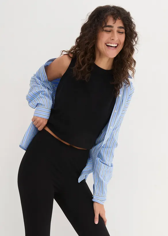 Leggings con puro cotone biologico (pacco da 2), bonprix