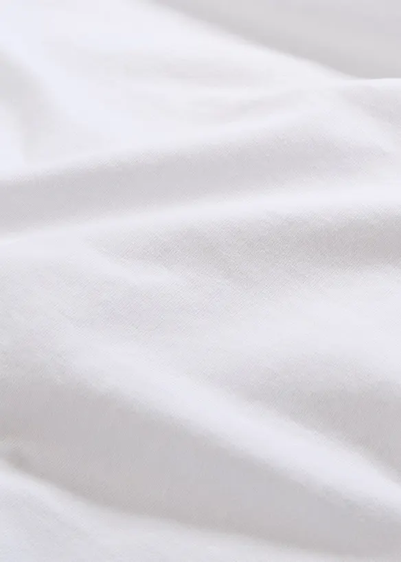 Maglia a mezze maniche con scollo a barca con cotone biologico, bonprix