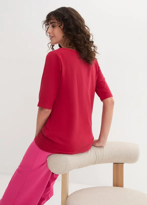 Maglia con scollo a barca, bonprix