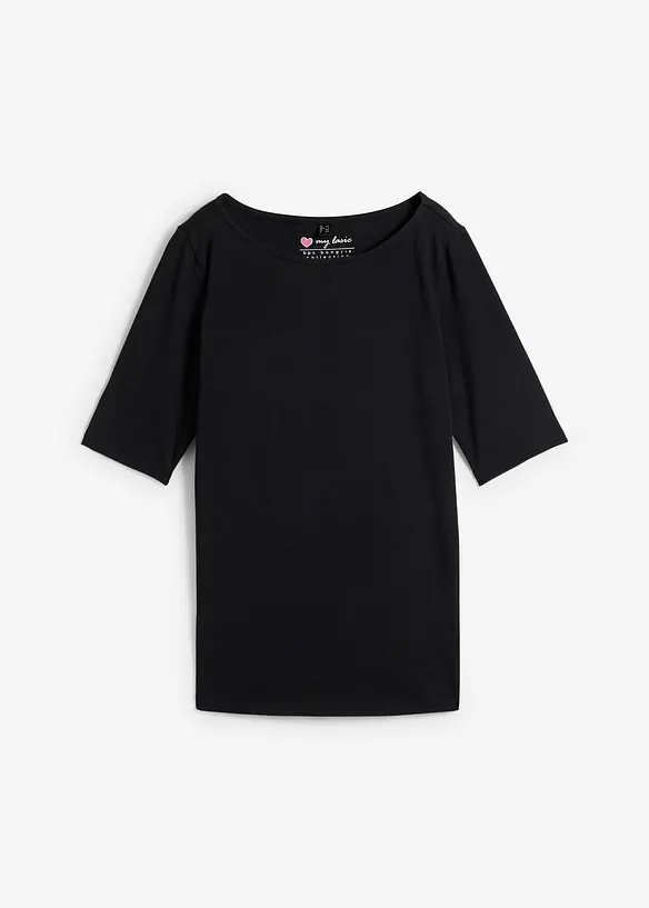 Maglia con scollo a barca, bonprix