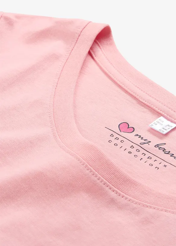 Maglia con scollo rotondo e maniche corte (pacco da 5), bonprix