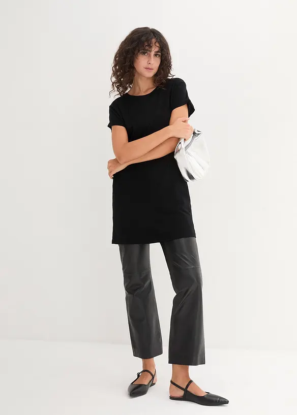 T-shirt lunga in puro cotone, bonprix