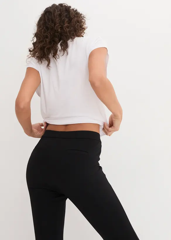 Leggings in punto di Roma comodo, bonprix