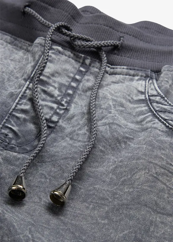 Pantaloni cargo effetto usato, bonprix