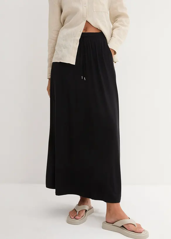 Gonna in jersey misto viscosa, bonprix
