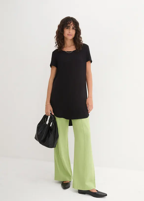 Maglia lunga in viscosa morbida, bonprix
