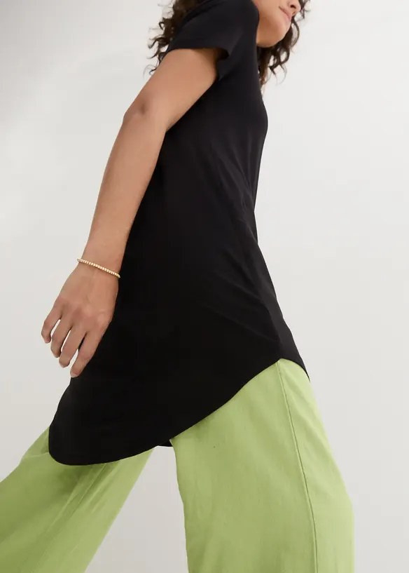 Maglia lunga in viscosa morbida, bonprix