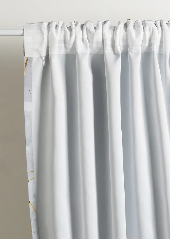 Tenda semioscurante in fantasia lucida (pacco da 1), bonprix