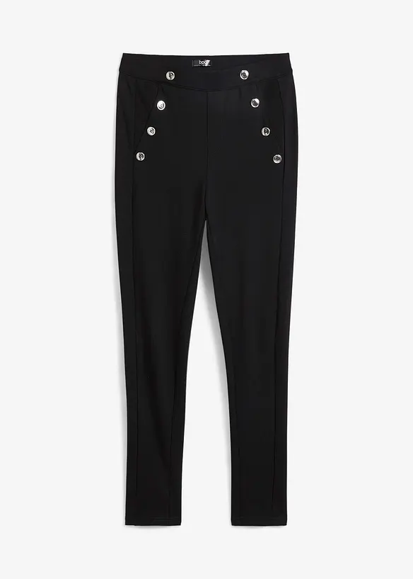 Leggings in punto di Roma comodo, bonprix