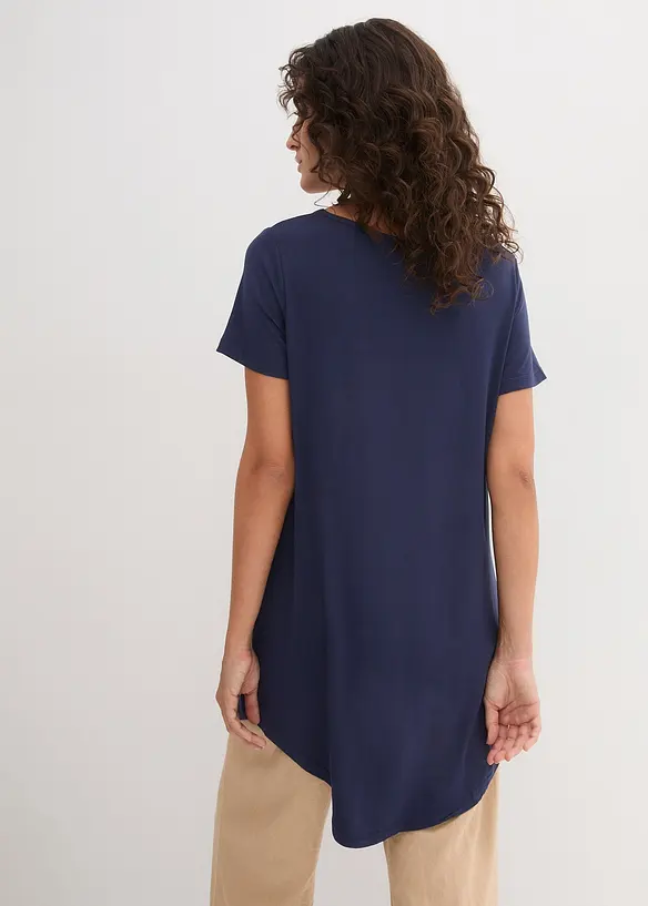 Maglia lunga in viscosa morbida, bonprix