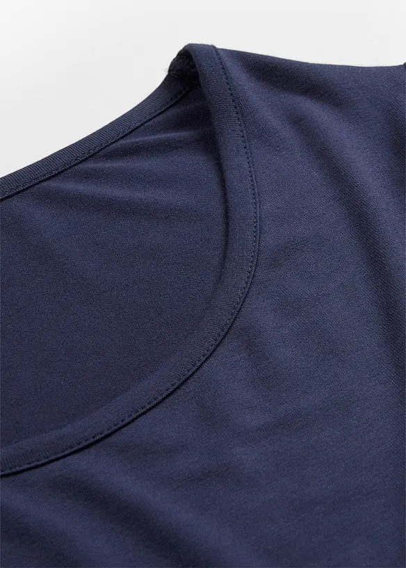 Maglia lunga in viscosa morbida, bonprix