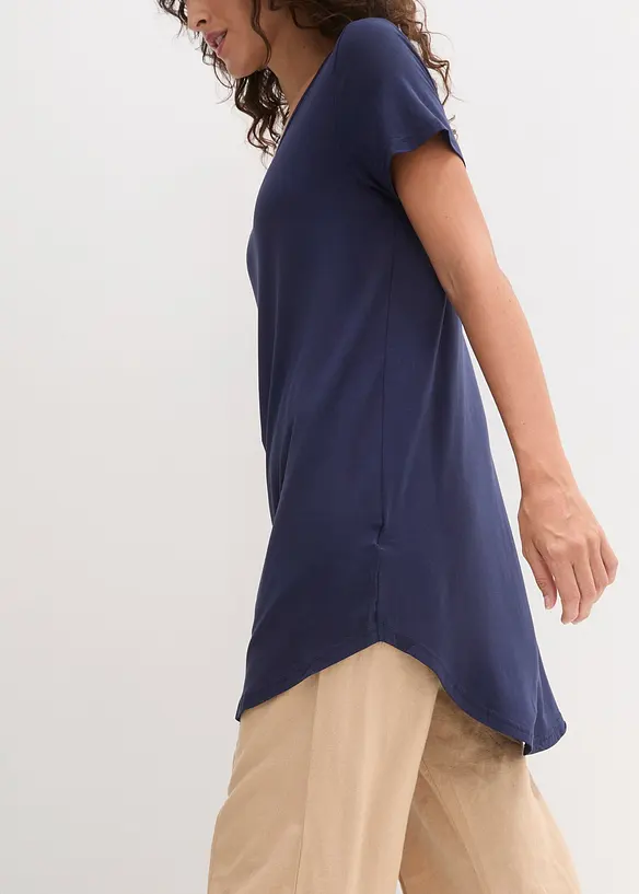 Maglia lunga in viscosa morbida, bonprix