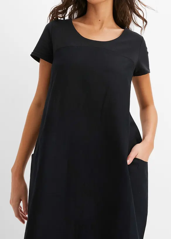 Abito in misto lino leggero, bonprix