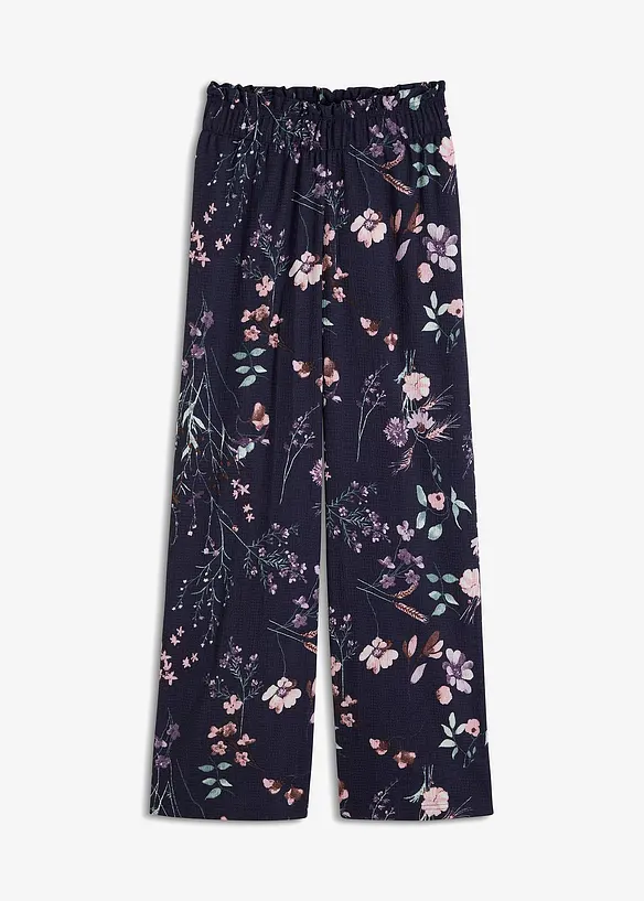Pantaloni in crêpe vaporoso, bonprix