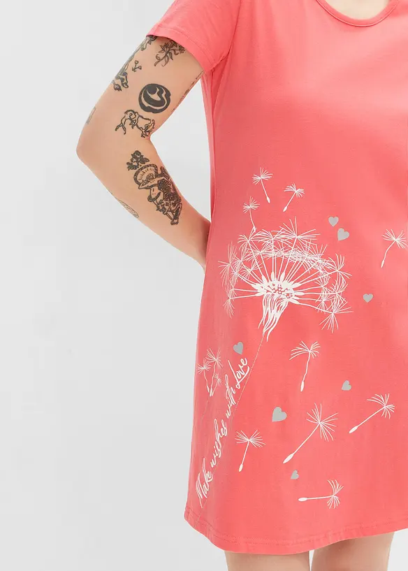 Camicia da notte in cotone biologico, bonprix