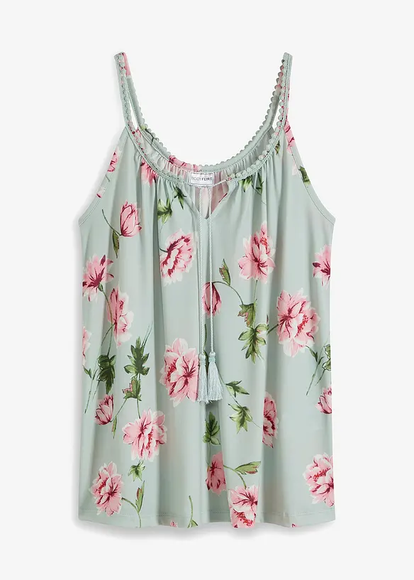 Top in jersey fantasia, bonprix