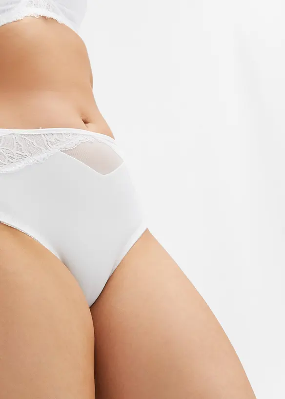 Slip alto con pizzo delicato, bonprix