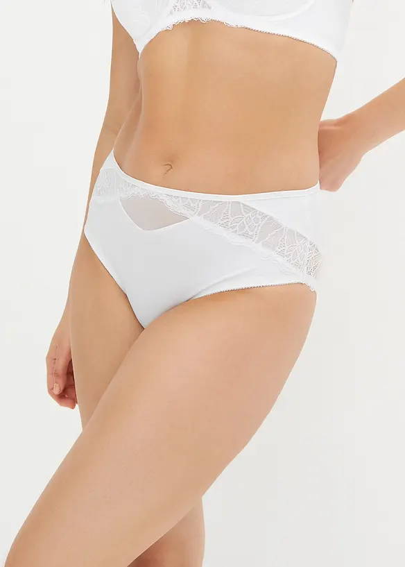 Slip alto con pizzo delicato, bonprix