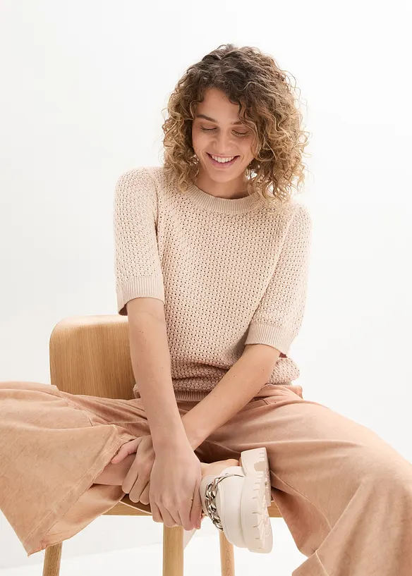 Maglione a mezza manica, bonprix