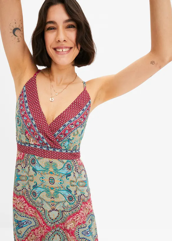 Abito midi fantasia, bonprix