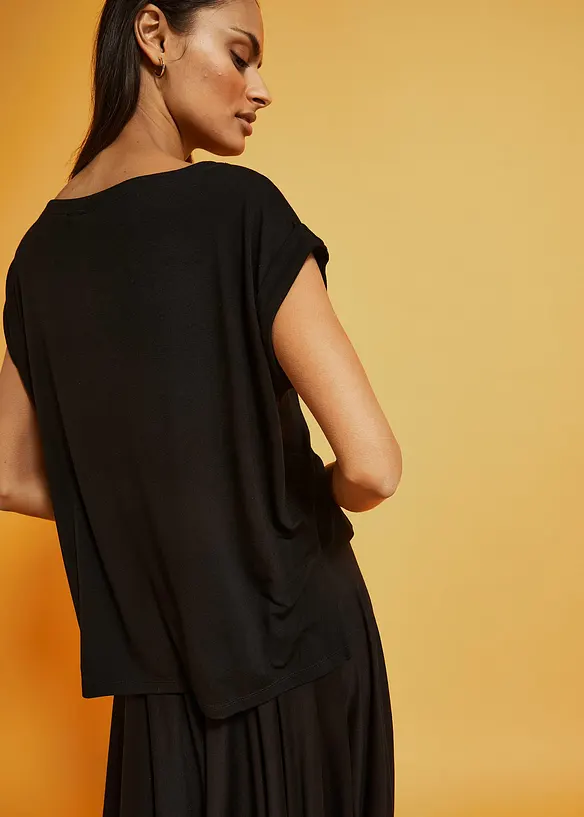 Maglia oversize in viscosa fluente, bonprix