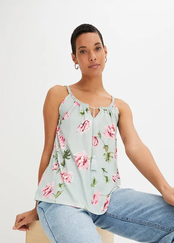 Top in jersey fantasia, bonprix