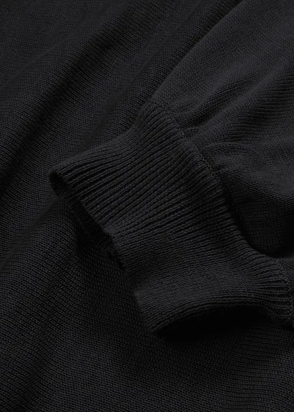 Maglione in filato fine di misto cotone, bonprix