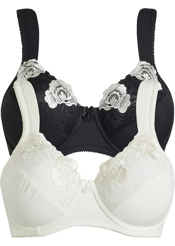 Reggiseno minimizer con spalline imbottite  (pacco da 2), bonprix