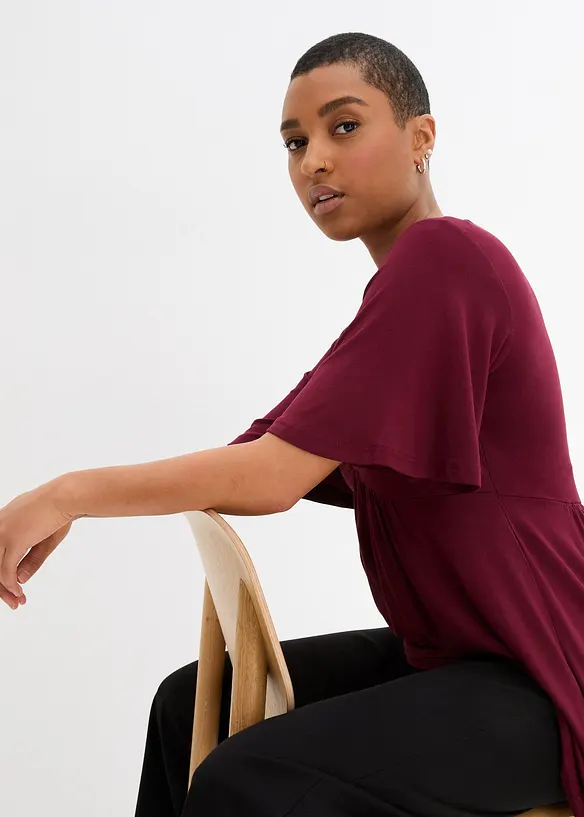T-shirt svasata, bonprix