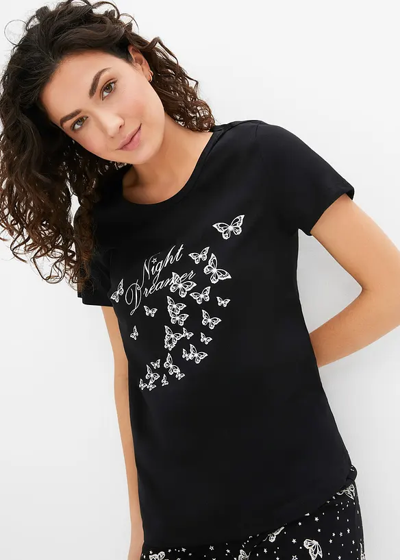 Pigiama estivo in puro cotone, bonprix