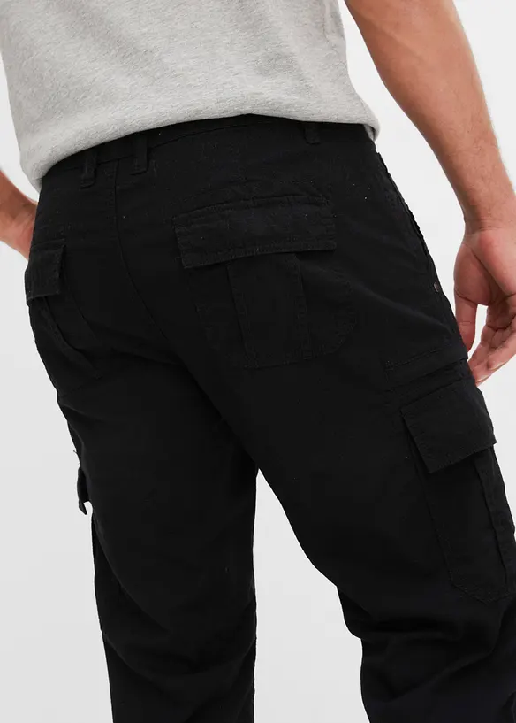 Bermuda cargo lunghi in puro cotone, regular fit, bonprix