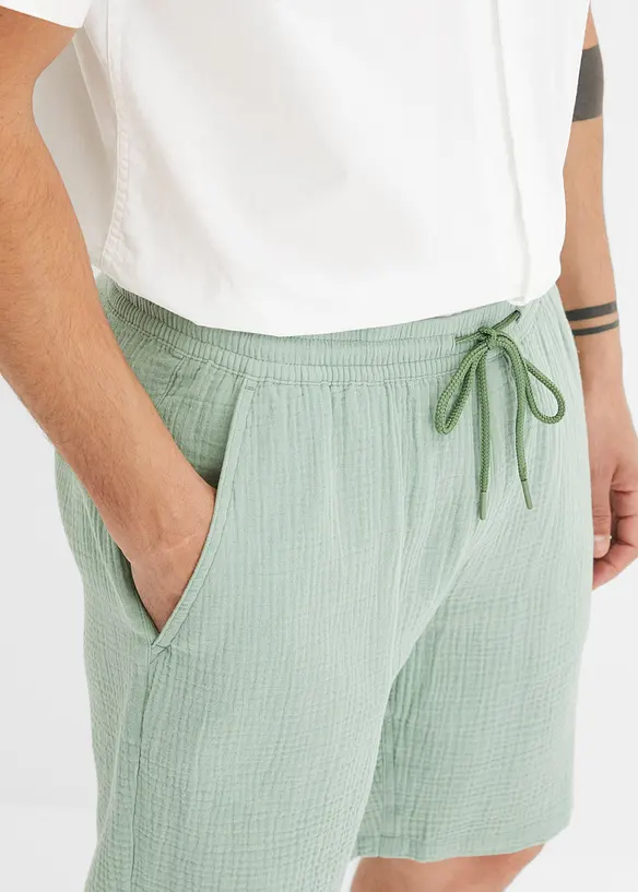 Bermuda in mussola leggera, regular fit, bonprix