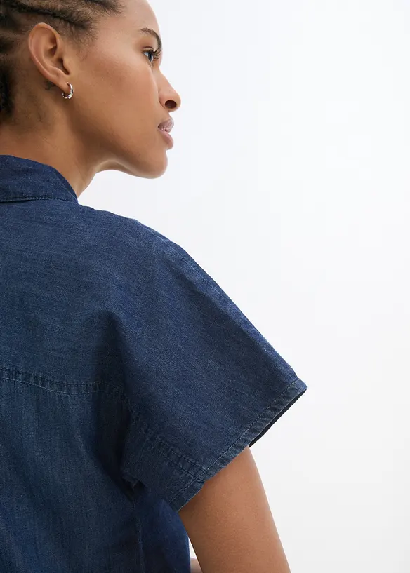 Abito lungo di jeans, bonprix