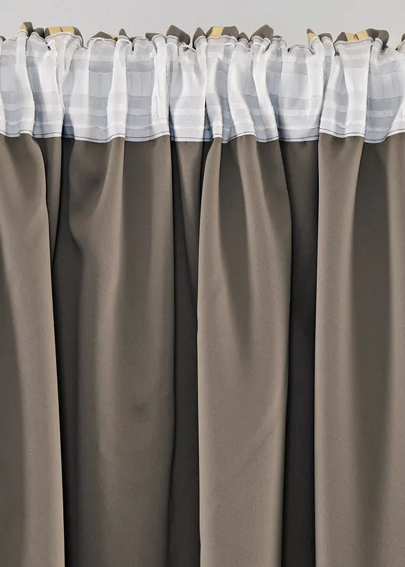 Tenda semioscurante in fantasia lucida (pacco da 1), bonprix