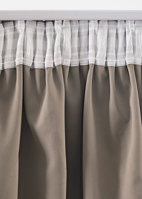 Tenda semioscurante in fantasia lucida (pacco da 1), bonprix