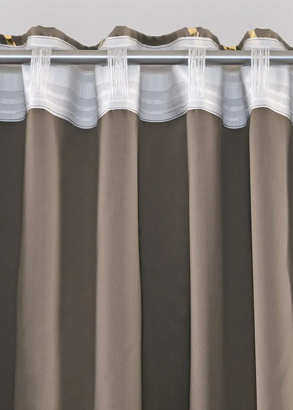 Tenda semioscurante in fantasia lucida (pacco da 1), bonprix