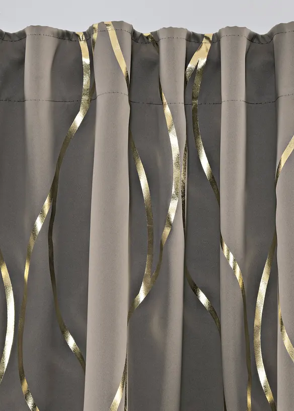 Tenda semioscurante in fantasia lucida (pacco da 1), bonprix