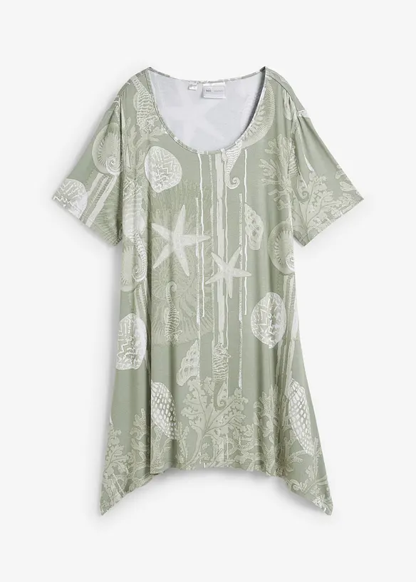 Maglia lunga in misto viscosa morbido, bonprix