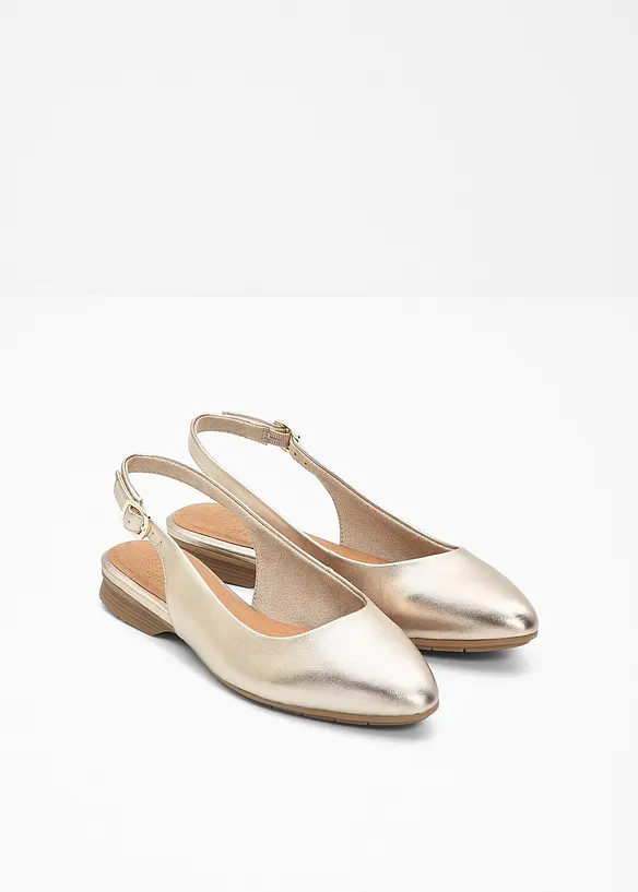 Ballerine con cinturino Jana in larghezza comoda, Jana