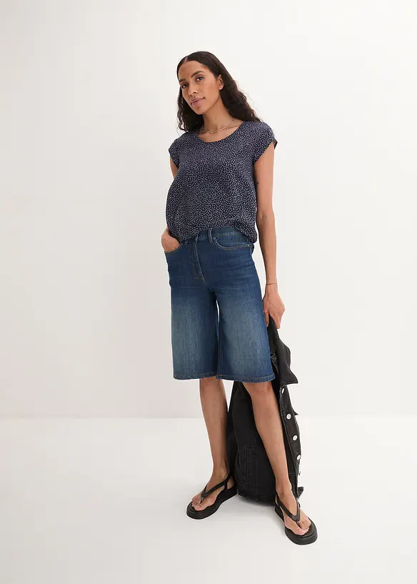 Blusa in morbido misto viscosa, bonprix